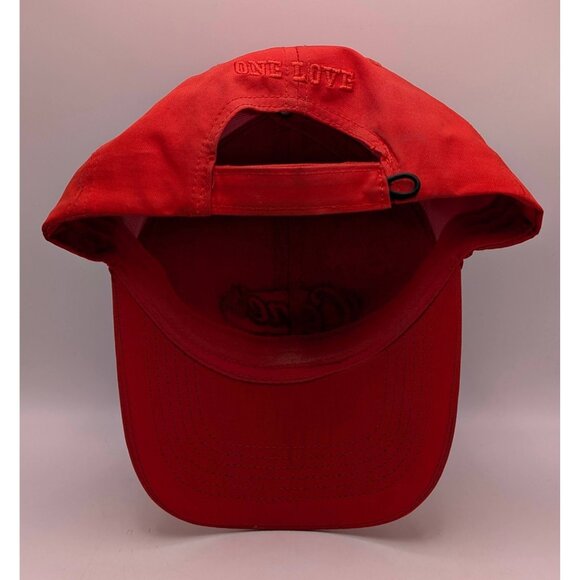 Raising Cane's Chicken Fingers Red Cap Hat Adjustable Strap Back One Love - Picture 4 of 5